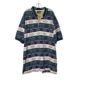 🌵Vintage 90’s Men’s Colo Wear America Western/Tribal Print Short Sleeve Shirt XL